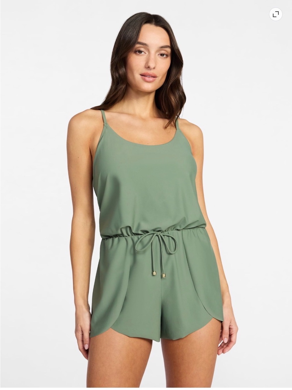 Time and Tru Women’s Tank Romper Swimsuit